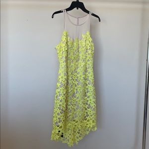 Lovers and Friends Yellow Floral Lace Dress